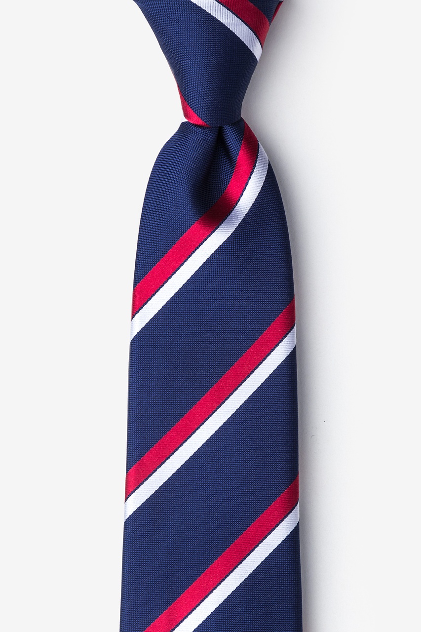 Red Silk Axel Extra Long Tie | Ties.com