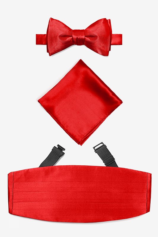 apple red bow tie