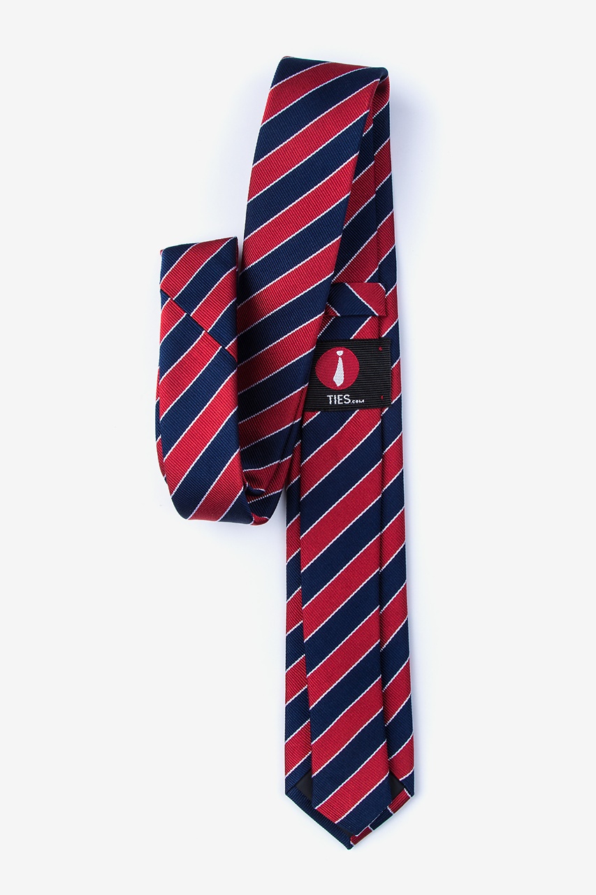Red Silk Fane Skinny Tie | Ties.com