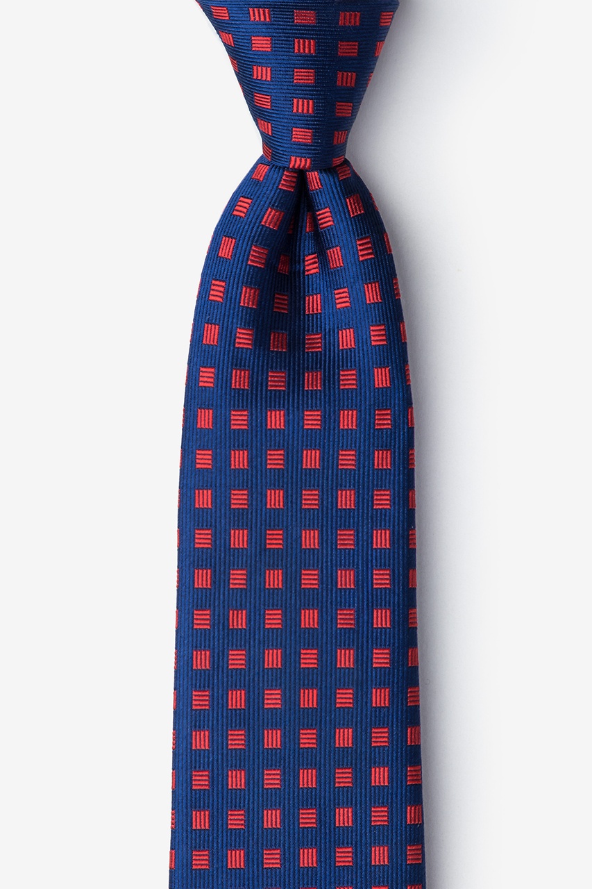 Red Silk Flores Tie Extra Long Tie | Ties.com