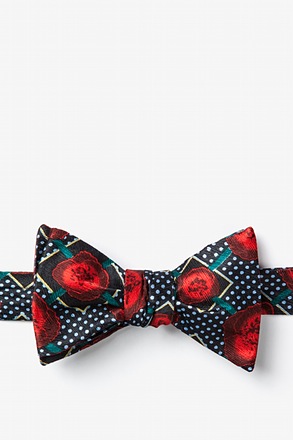 _Gonorrhea Red Self-Tie Bow Tie_