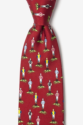 Jockeys Red Tie