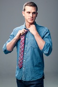 Madison Red Skinny Tie Photo (1)