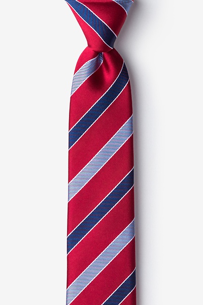 Red Silk Taiwan Skinny Tie | Ties.com