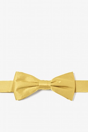 Silk Rich Gold Pretied Bow Tie | Ties.com