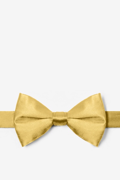 Silk Rich Gold Pretied Bow Tie | Ties.com