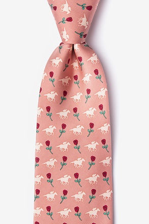 _Victory Rose Horse Racing Derby Tie_