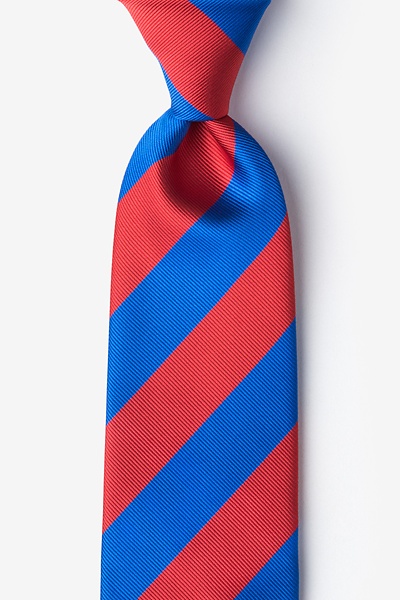 Richel outlet Royal Red and Blue Silk Tie