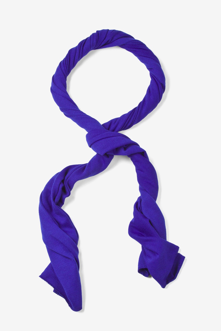 Mens Royal Blue Dakota Scarf Knit Scarves For Men