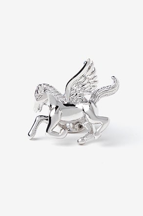 _Pegasus Silver Lapel Pin_