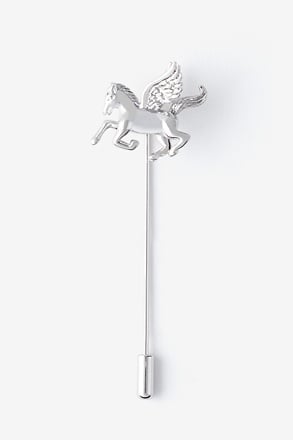 _Pegasus Silver Lapel Pin_