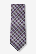 Mackenzie Plaid Silver Tie Photo (0)