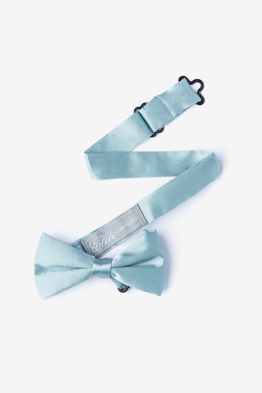 Silver Sage Silk Bow Tie For Boys | Elite Solid | Ties.com
