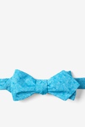 Sky Blue Churchill Diamond Tip Bow Tie Photo (0)