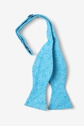 Sky Blue Churchill Self-Tie Bow Tie Photo (1)