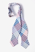 Wilkson Sky Blue Diamond Tip Bow Tie Photo (1)