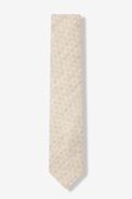 Tan Tangent Tan/taupe Skinny Tie Photo (0)