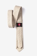 Tan Tangent Tan/taupe Skinny Tie Photo (1)