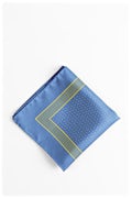 Polkadot and Stripe Pocket Square Teal Pocket Square Photo (2)