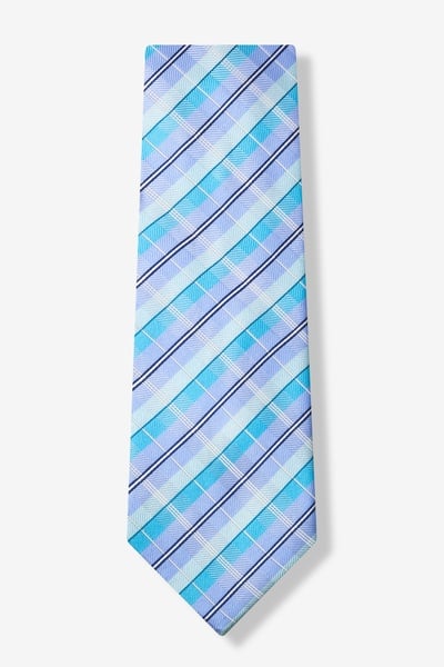 Turquoise Silk Monroe Extra Long Tie | Ties.com