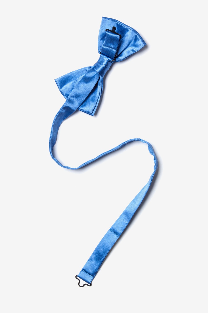 Wedgewood Blue Silk Pretied Bow Tie | Ties.com