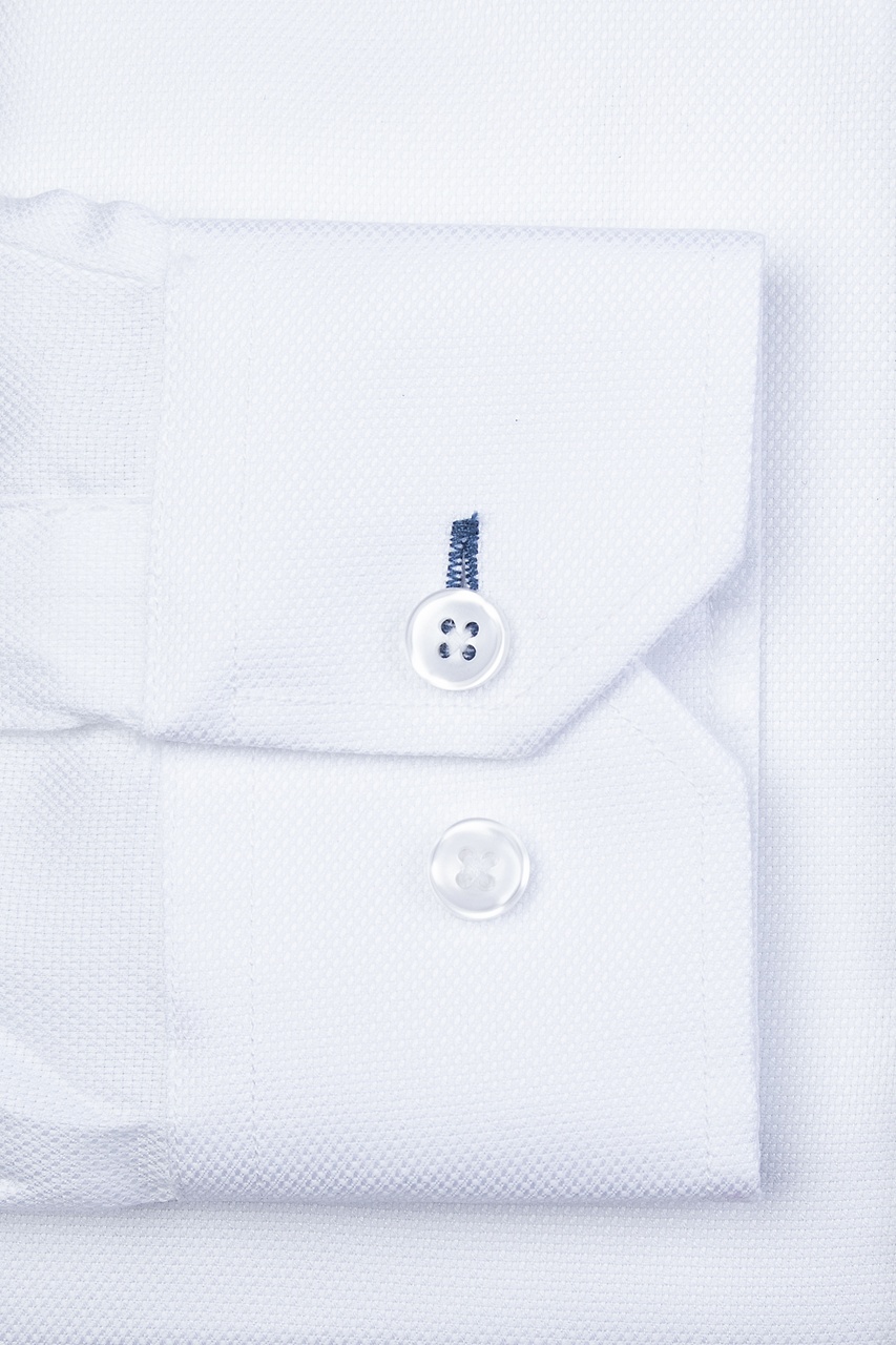 White Cotton Aiden Spread Collar Classic Fit Dress Shirt | Ties.com
