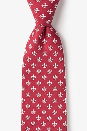 Fleur Crazy Wine Tie