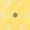 Yellow Microfiber Anchors & Ships Wheels