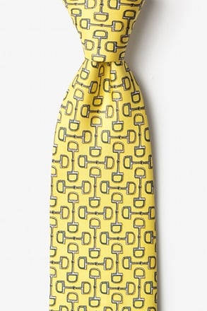 Bit by Bit Yellow Tie