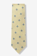 Fleur De Lis Yellow Tie Photo (0)