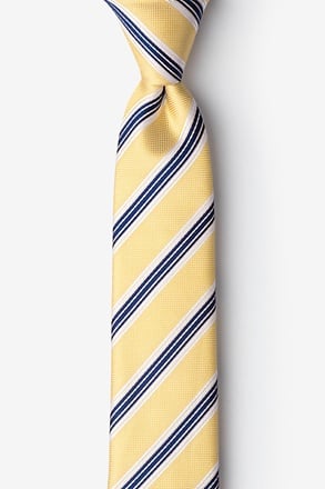 _Melville Yellow Skinny Tie_