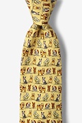 Small Dogs Go to Heaven Yellow Tie Photo (0)